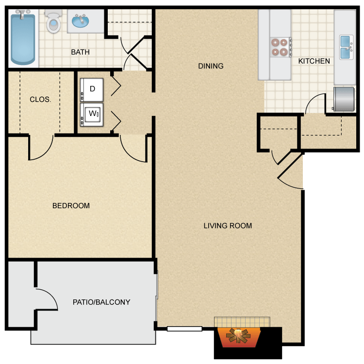 Floor plan image of A2