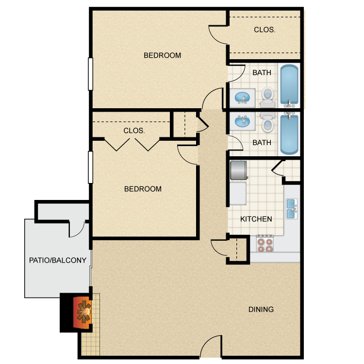 Floor plan image of B1