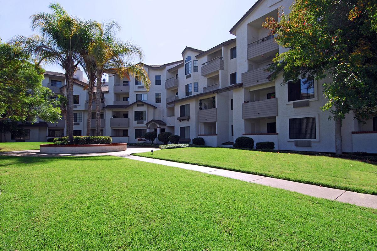 a large lawn in front of a house