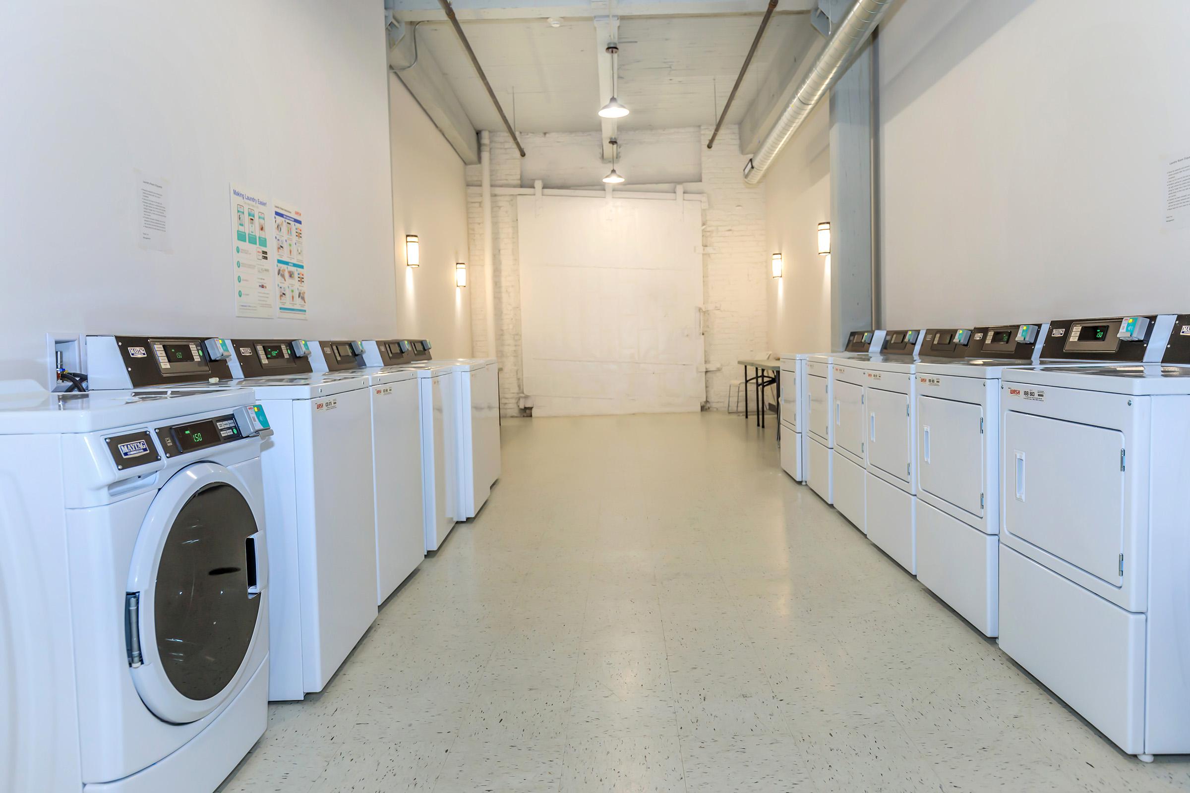 a refrigerator in a room