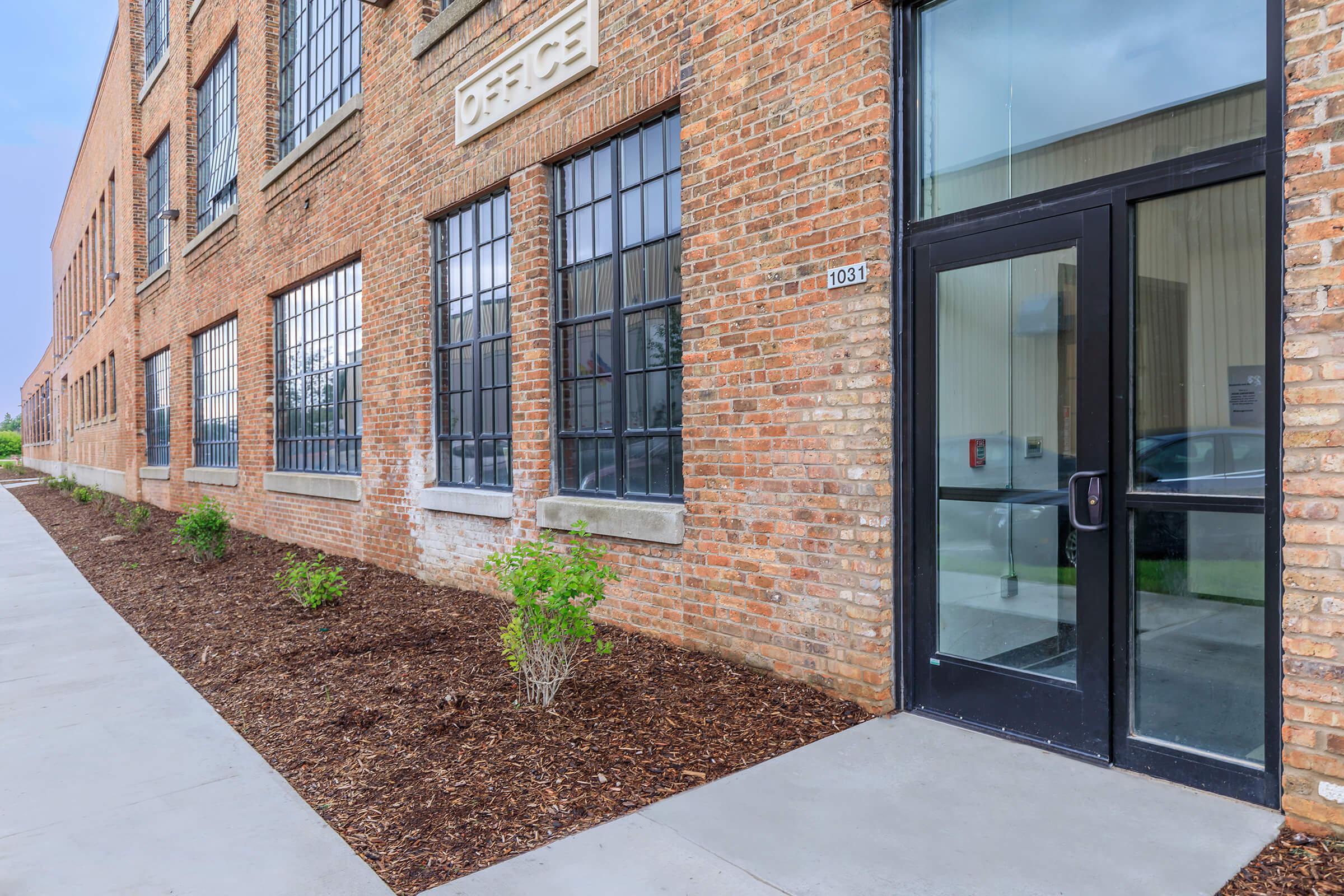 a large brick building