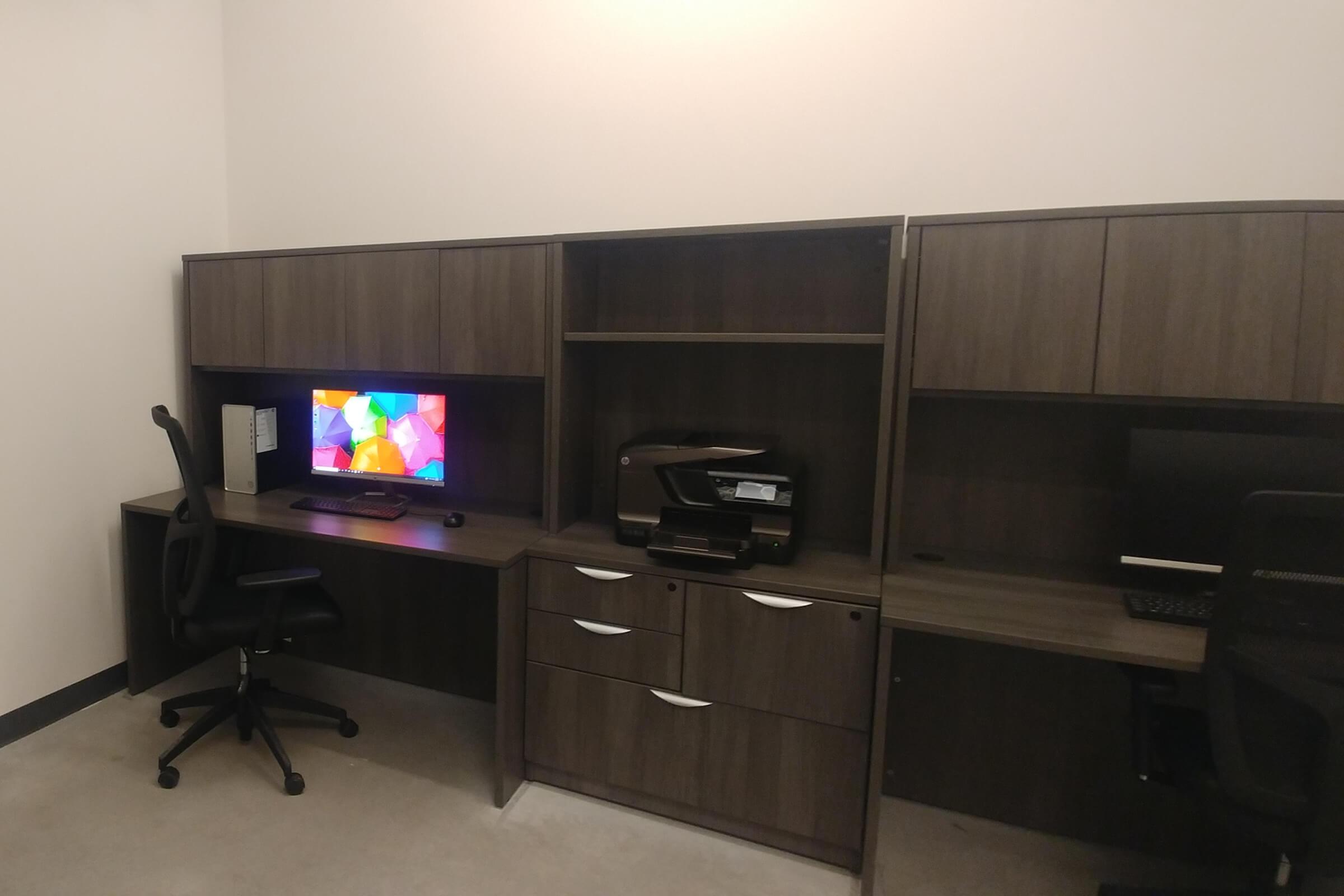 a flat screen tv sitting in a room
