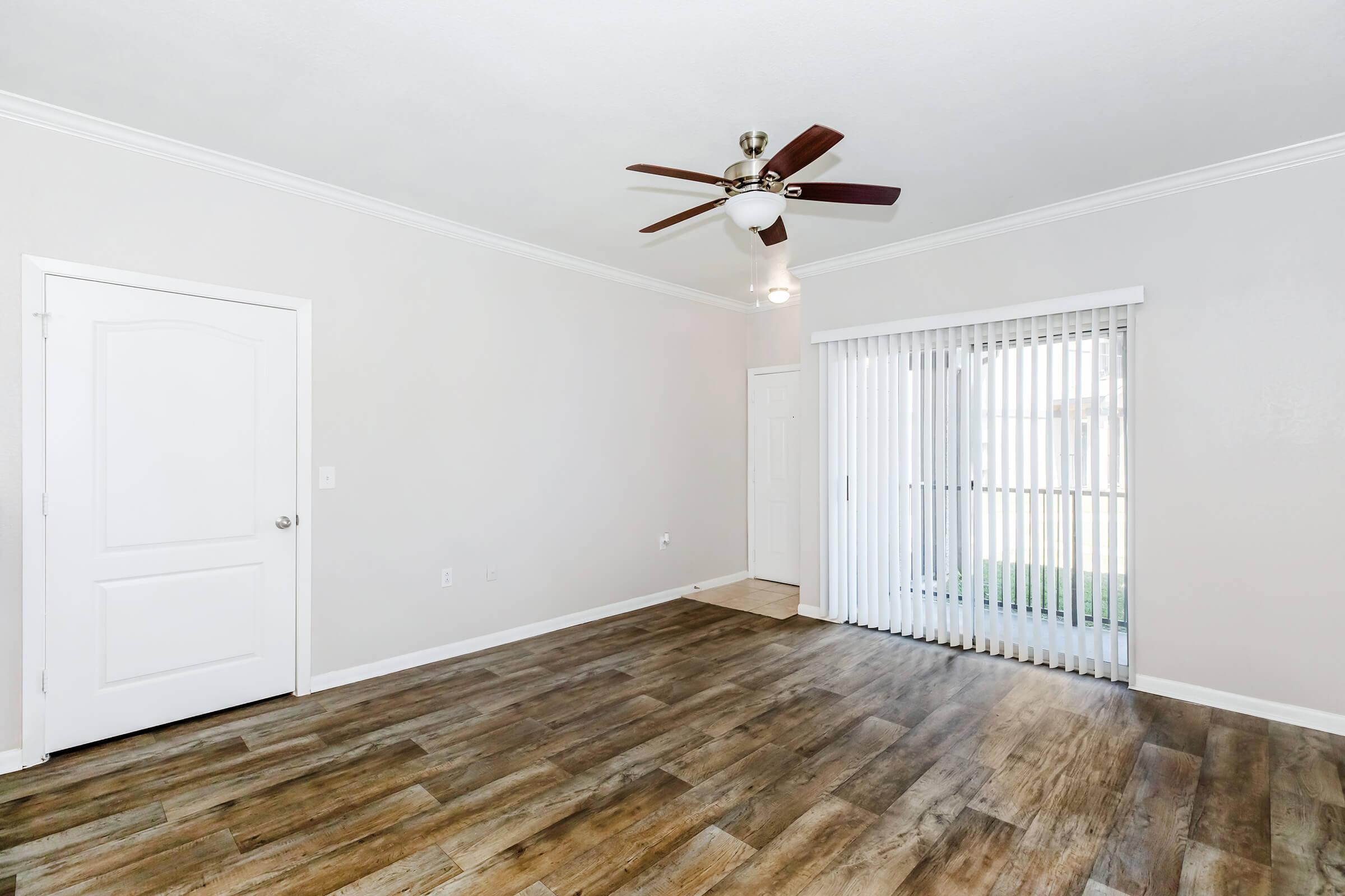 a room with a wooden floor