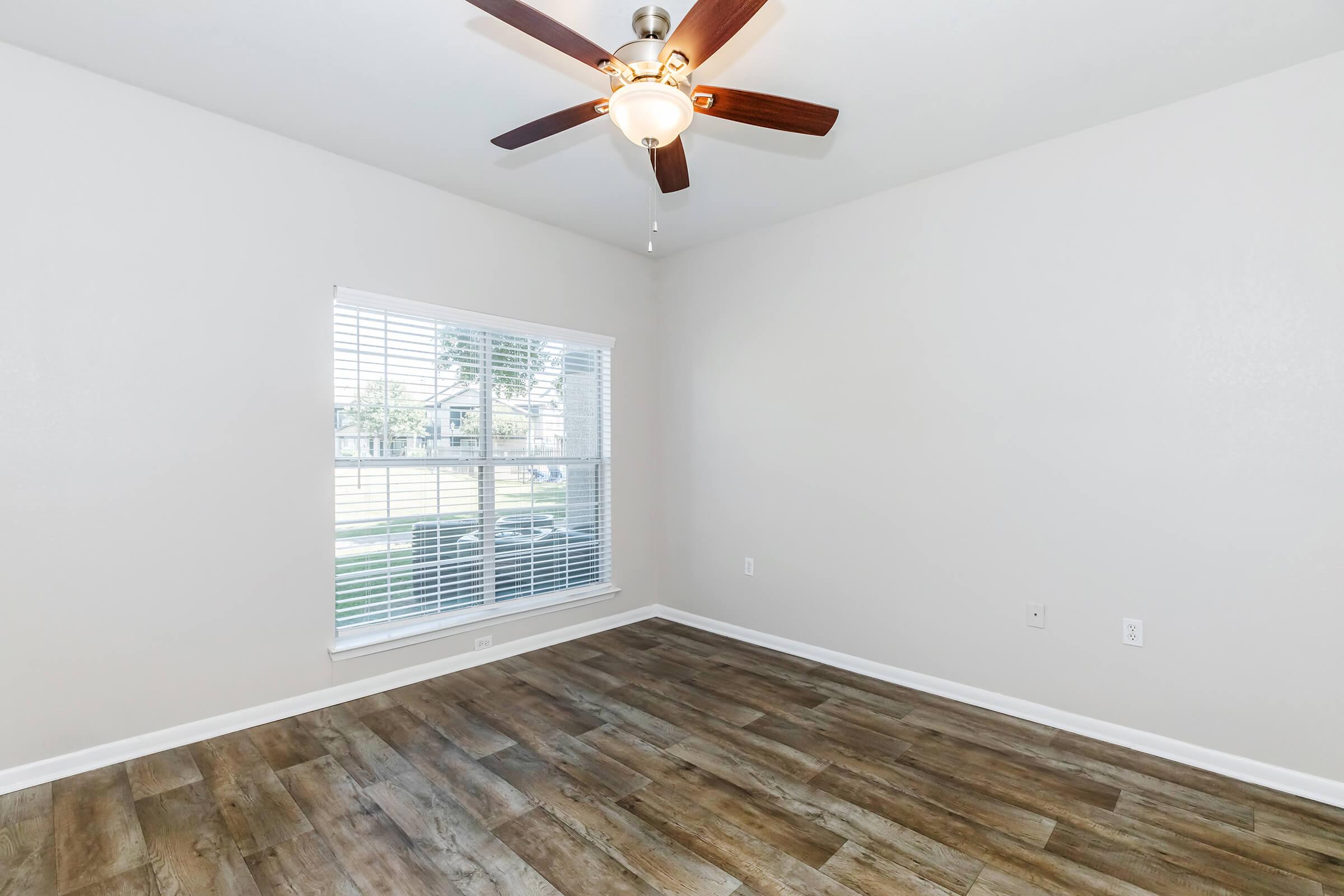 a room with a wooden floor