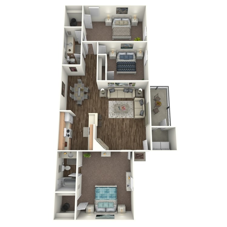 Floor plan image of C1