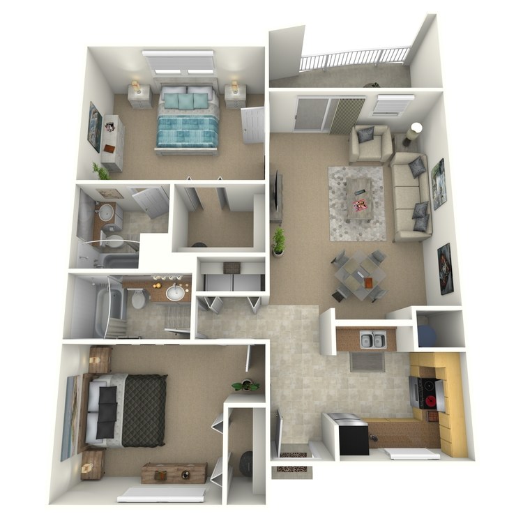 Floor plan image of Deluxe
