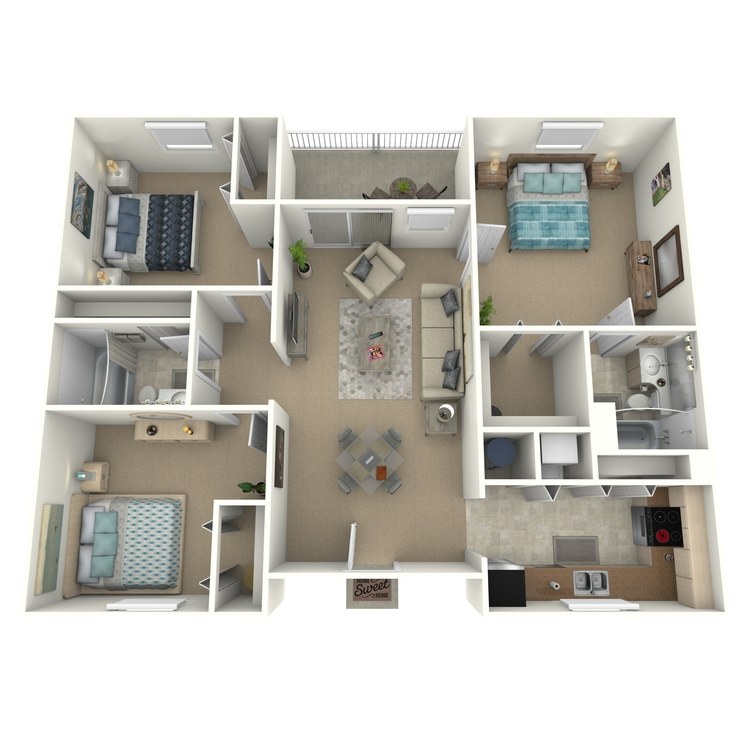 Floor plan image of Tullamore Furnished