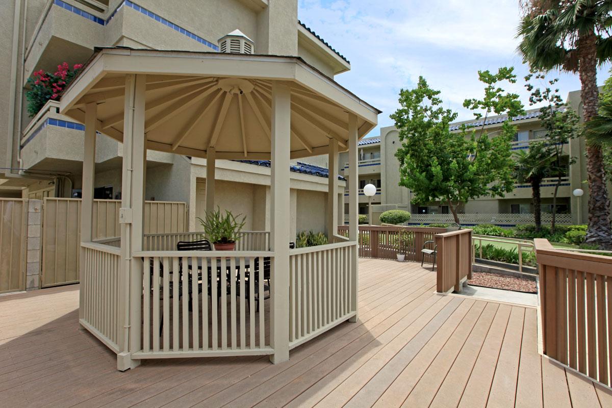 New Horizon Village Senior Apartment Homes community gazebo