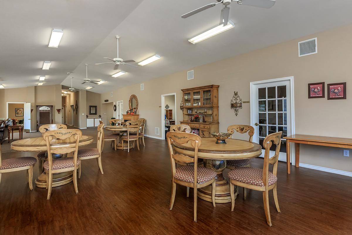 a dining room table