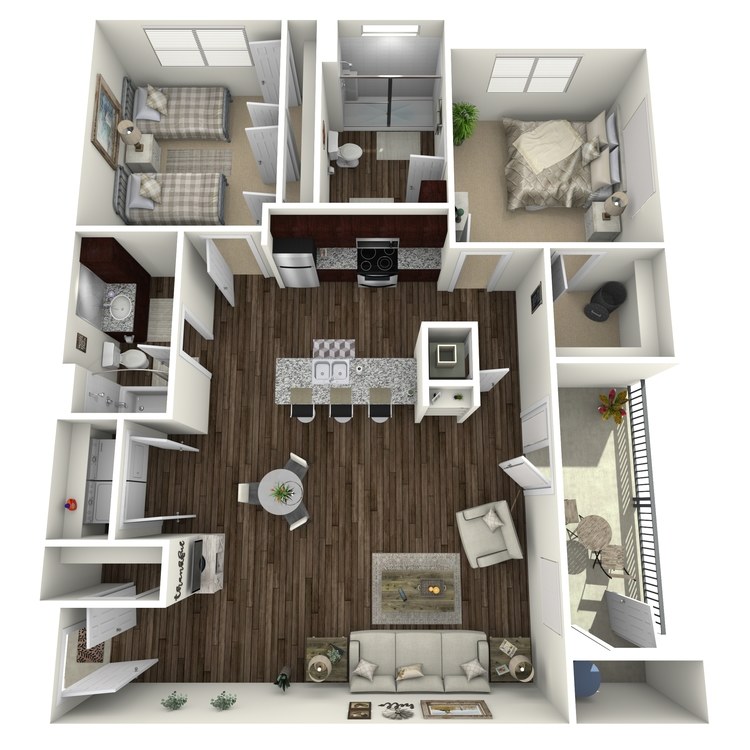 Floor plan image of B3