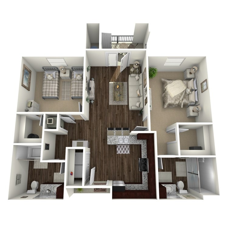 Floor plan image of B2