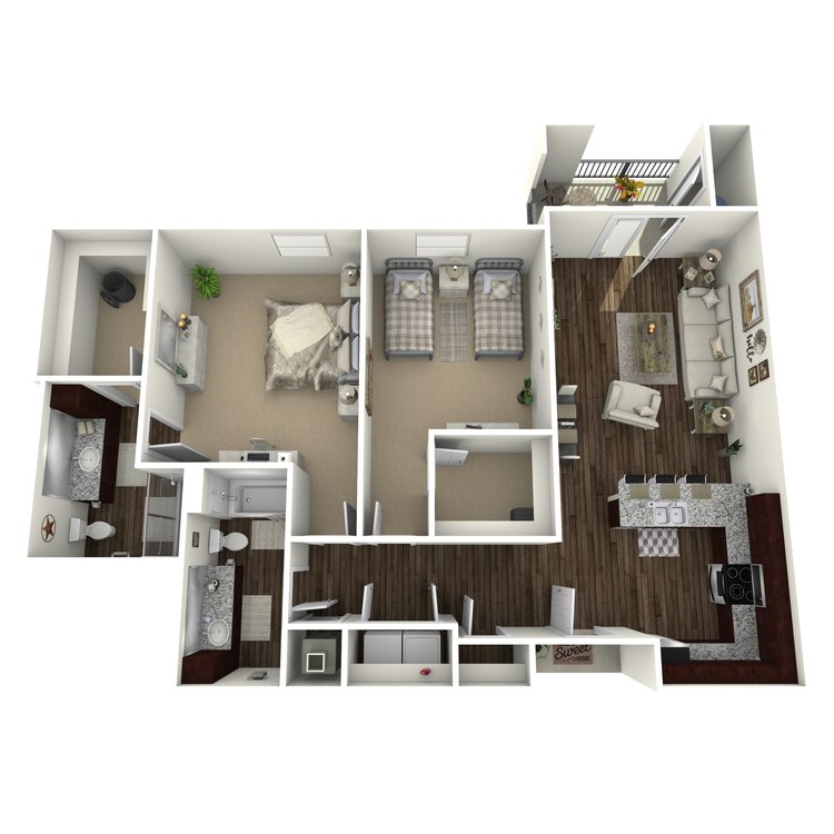 Floor plan image of B4
