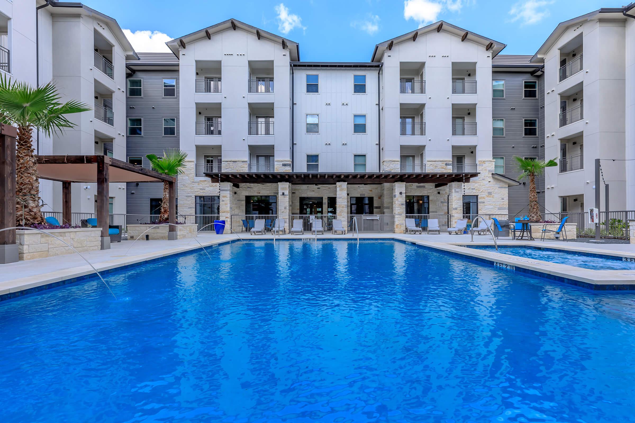 a large pool of water