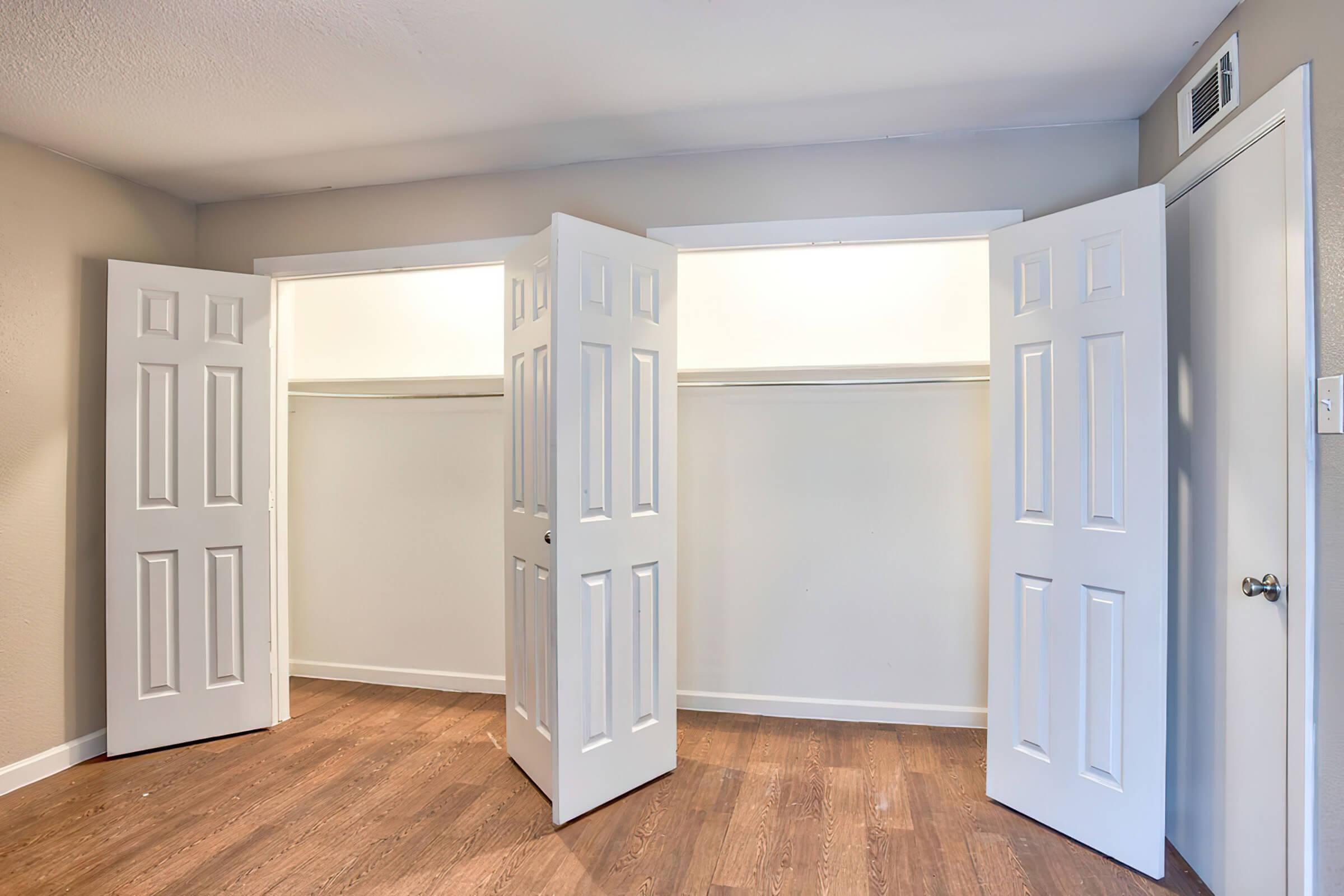 AMPLE CLOSET SPACE