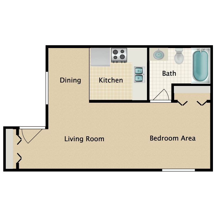 Floor plan image of Micro A