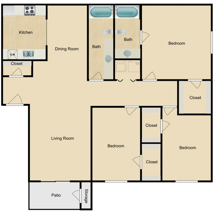 Floor plan image of C1