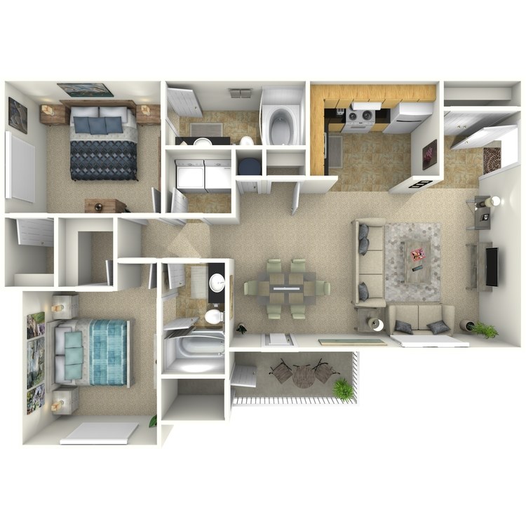 Floor plan image of 2A