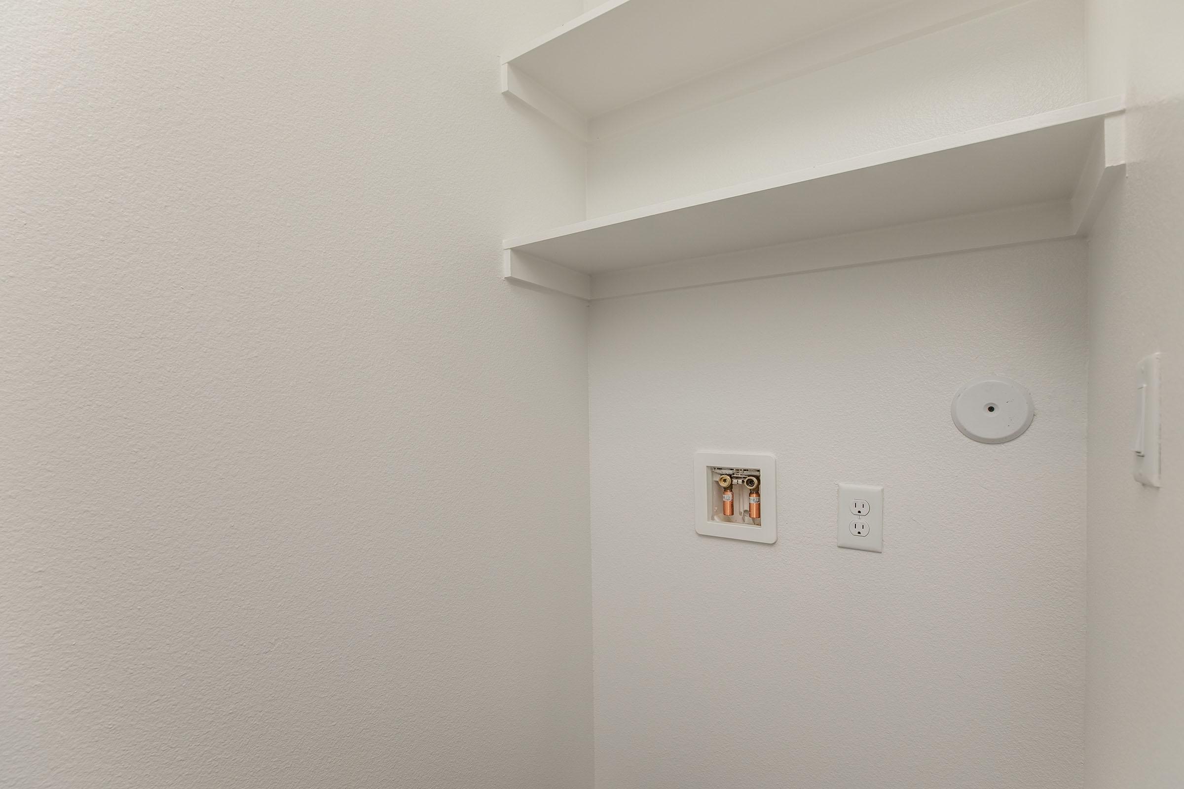 a close up of a door