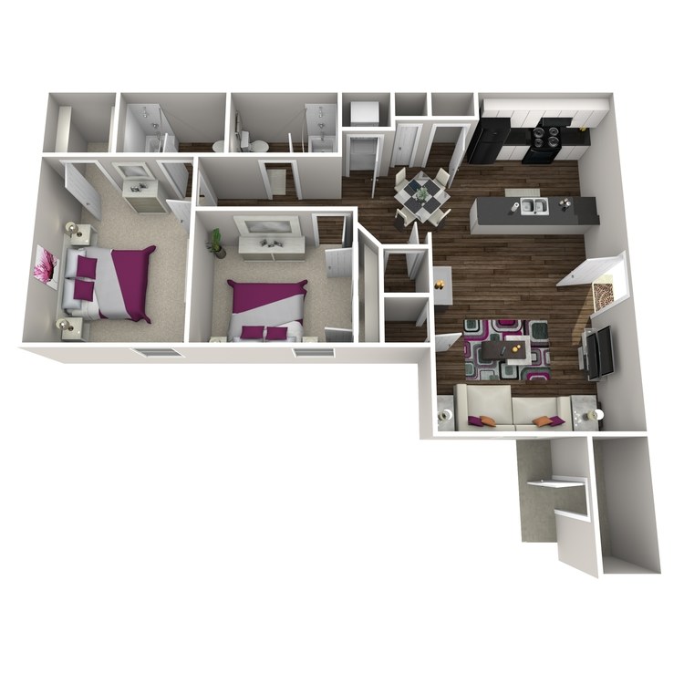 Floor plan image of Begonia