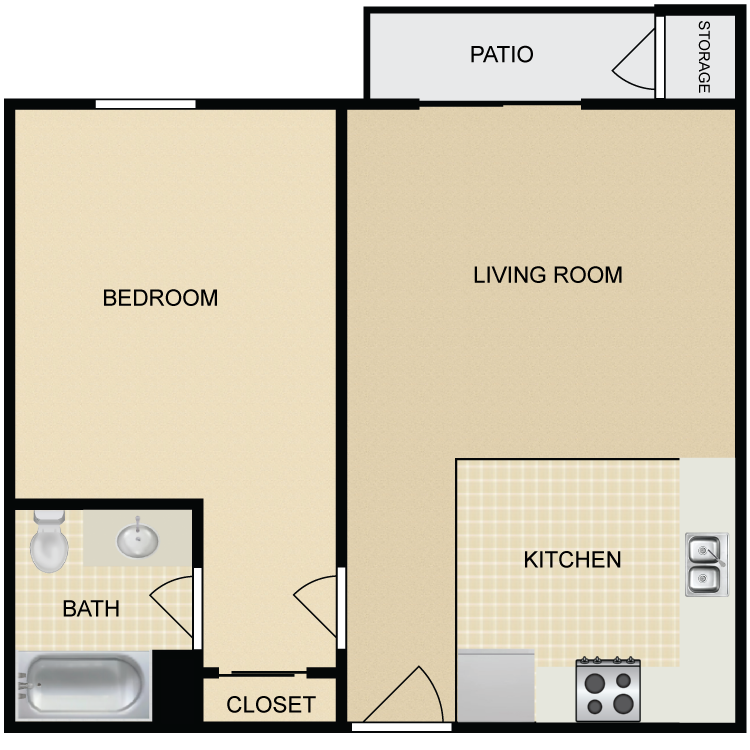 Floor plan image of A1