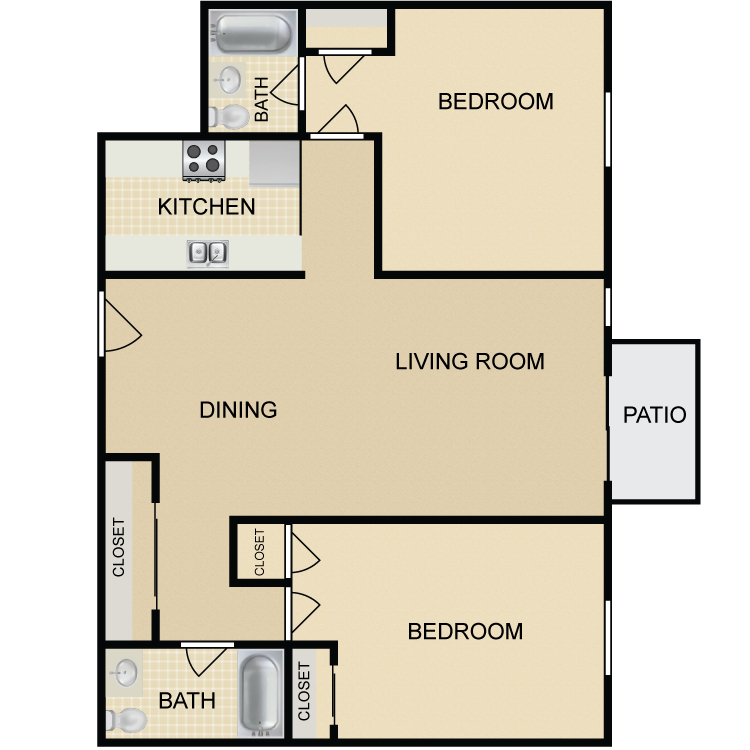 Floor plan image of B2