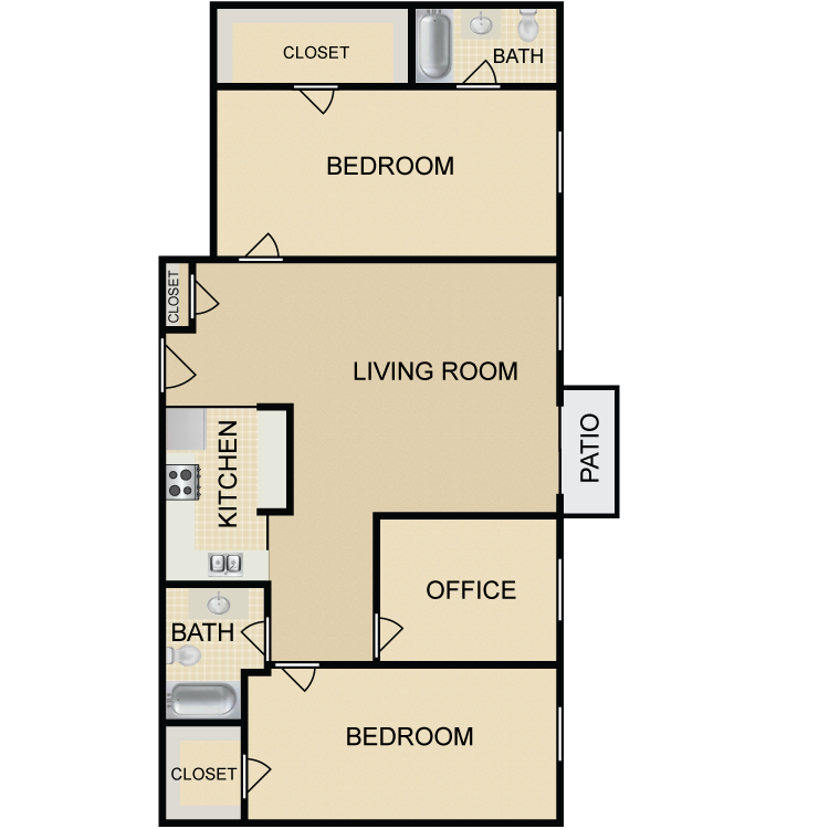 Floor plan image of B3