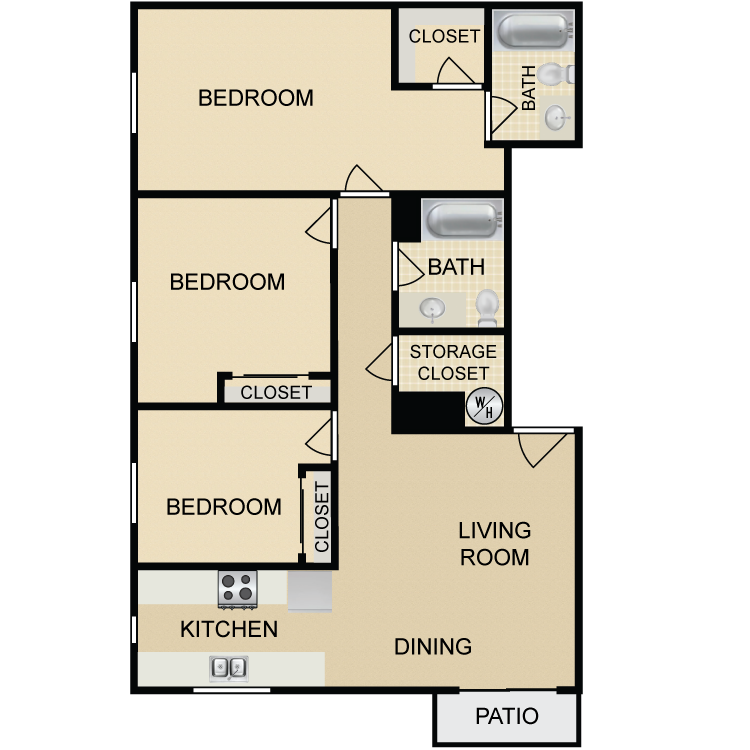 Floor plan image of C1
