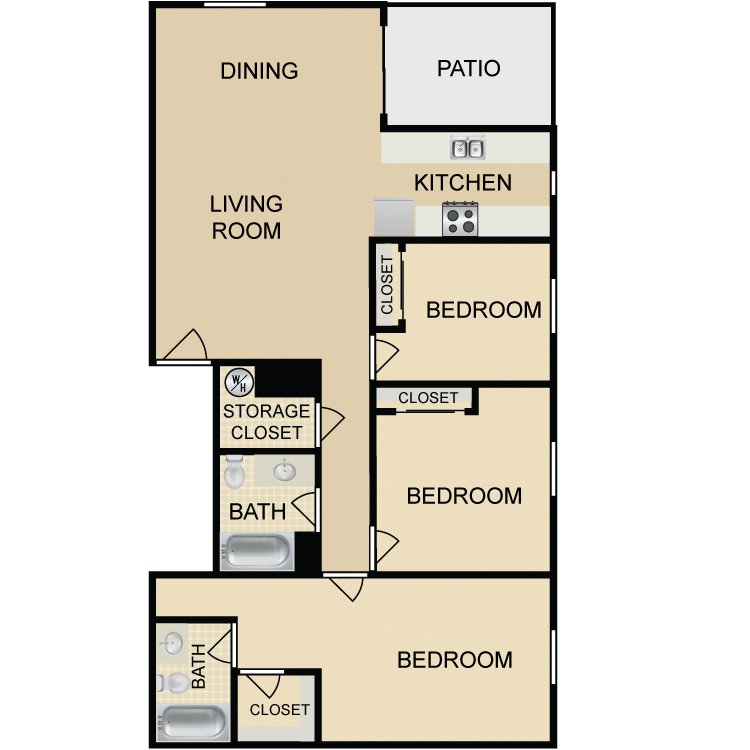 Floor plan image of C3
