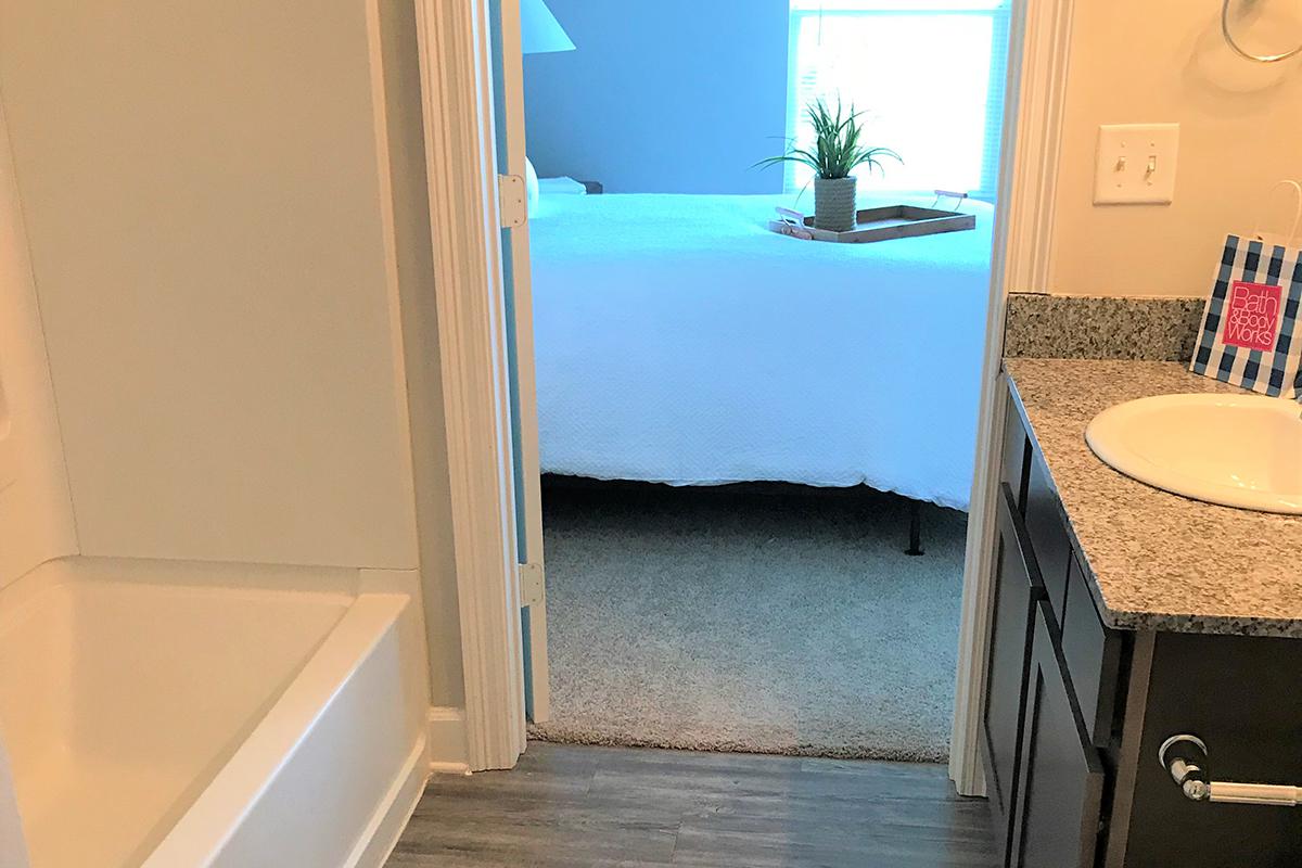 a close up of a sink in a small room