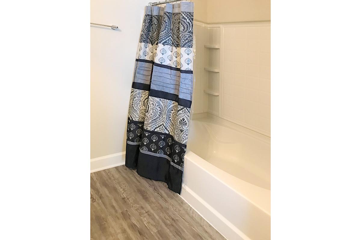 a room with white walls