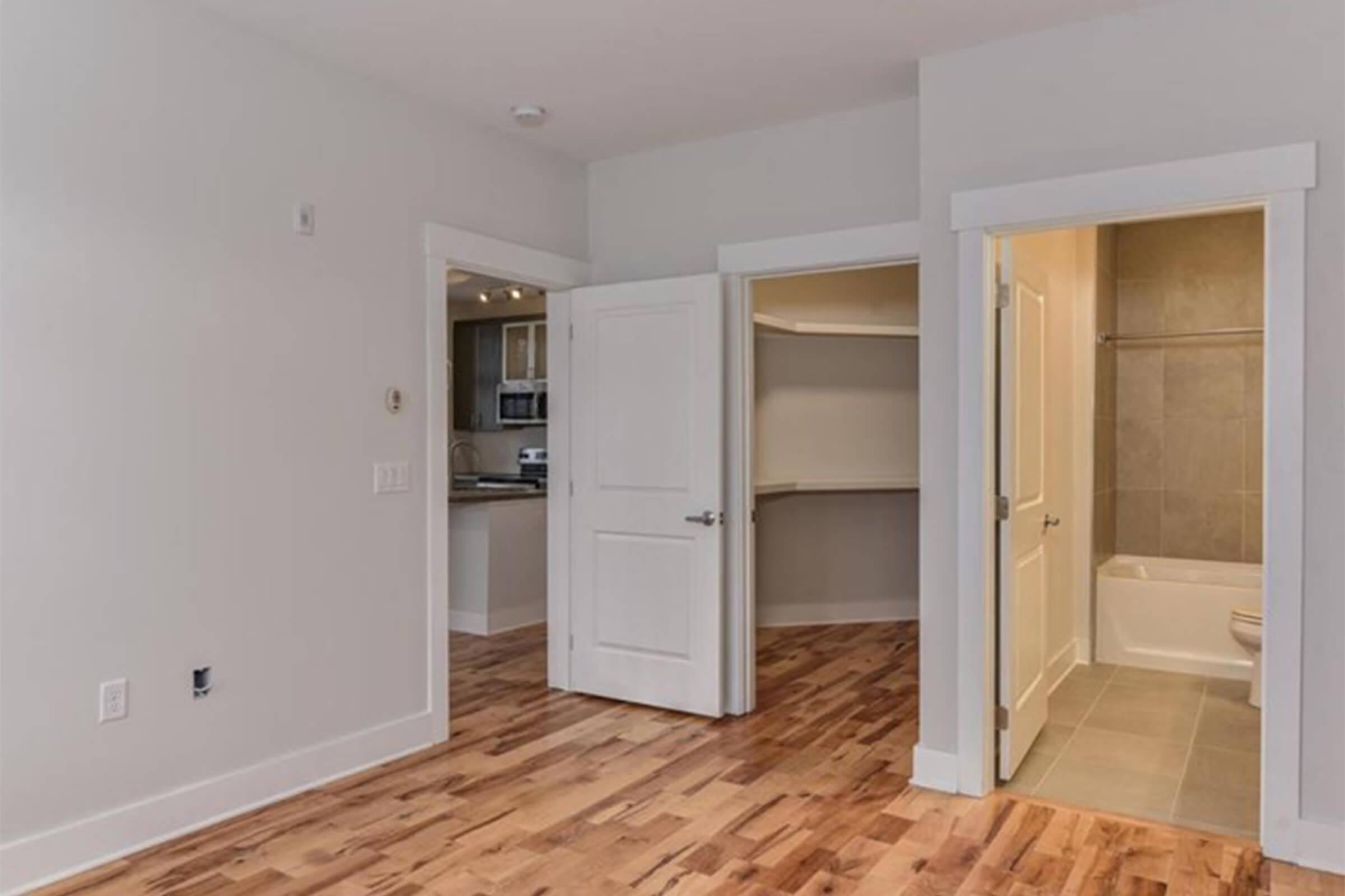 Ample storage space at The Lofts at South Slope in Asheville, North Carolina.