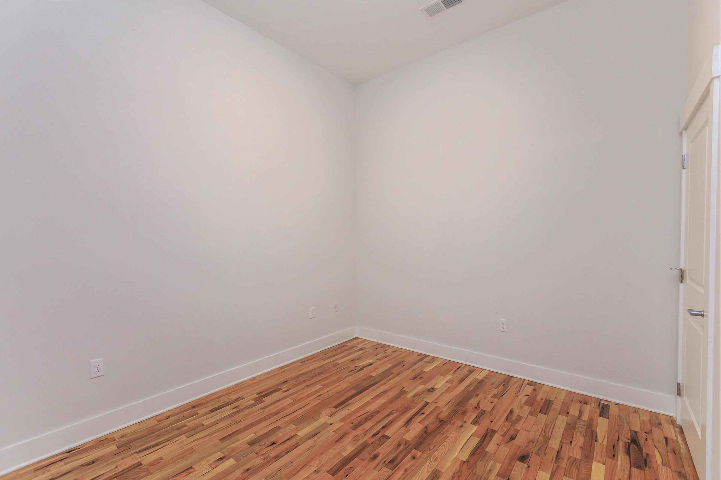 Hardwood flooring at The Lofts at South Slope in Asheville, NC.