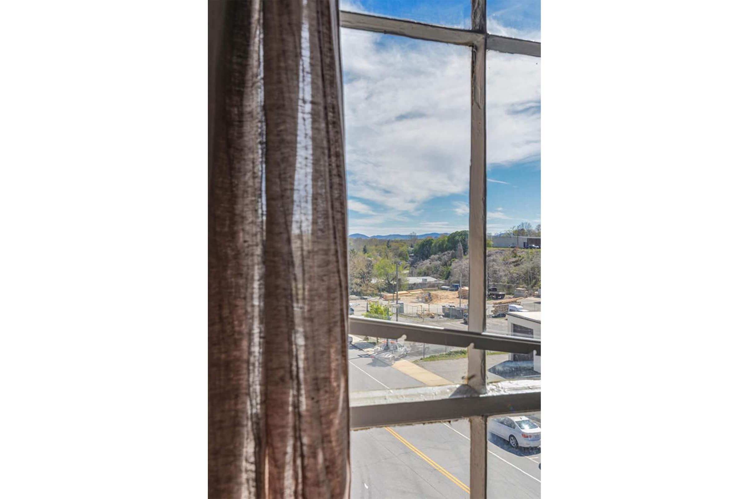 Views available at The Lofts at South Slope in Asheville, NC.