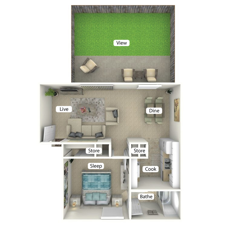 Floor plan image of The Harbor