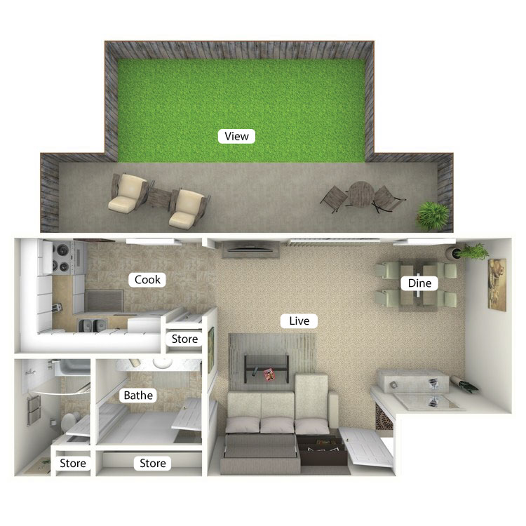 Floor plan image of The Conch