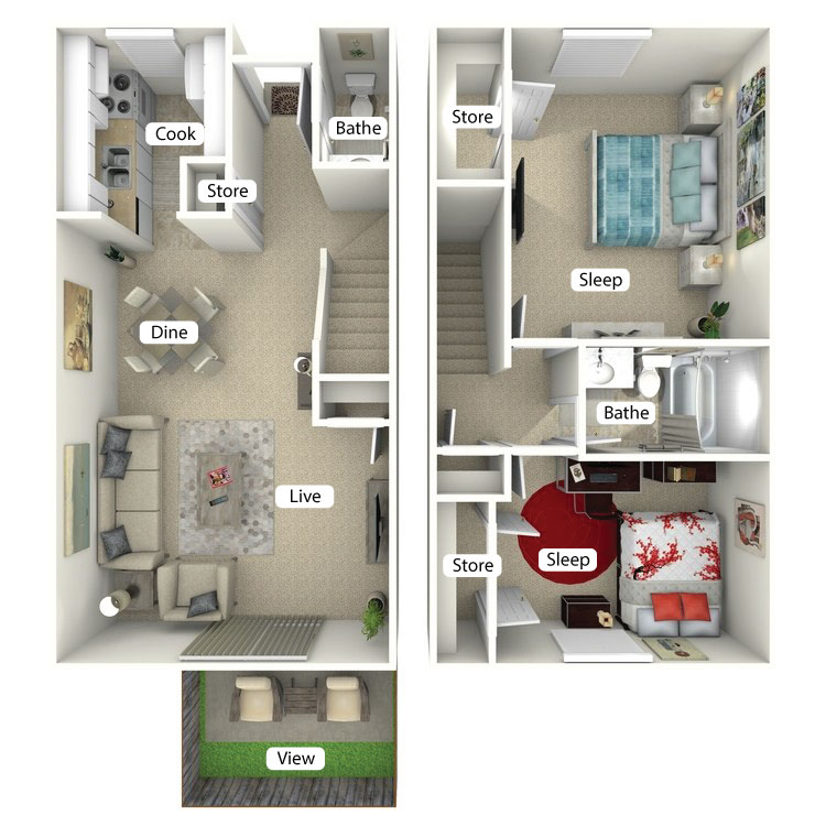 Floor plan image of The Seaside