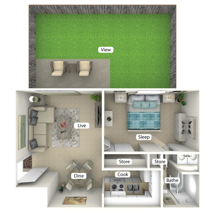 Floor plan image of The Dune