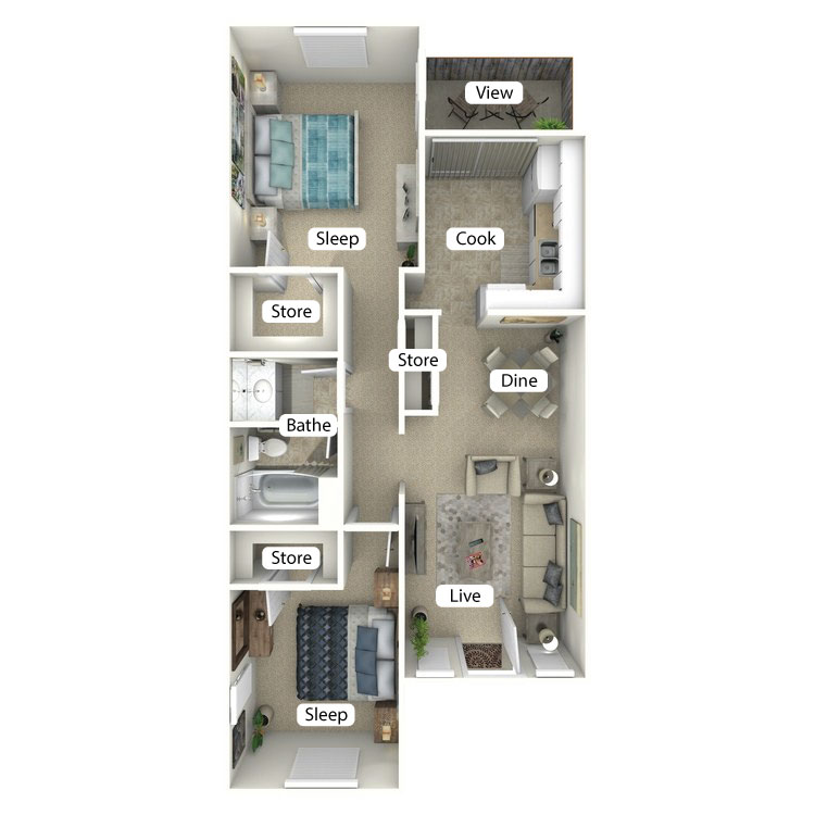 Floor plan image of The Reef