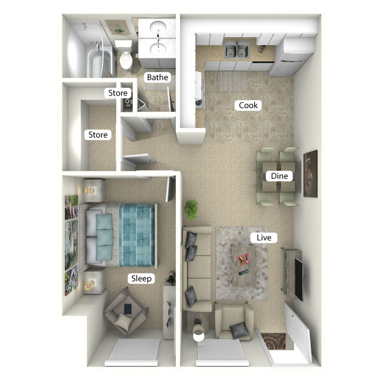 Floor plan image of The Surf