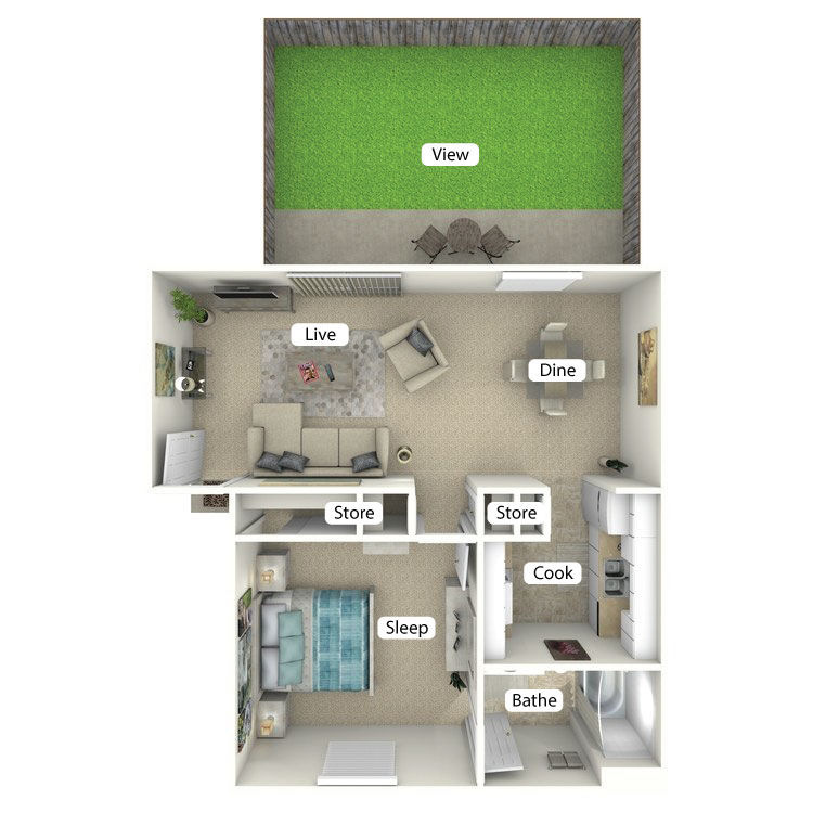 Floor plan image of The Lagoon