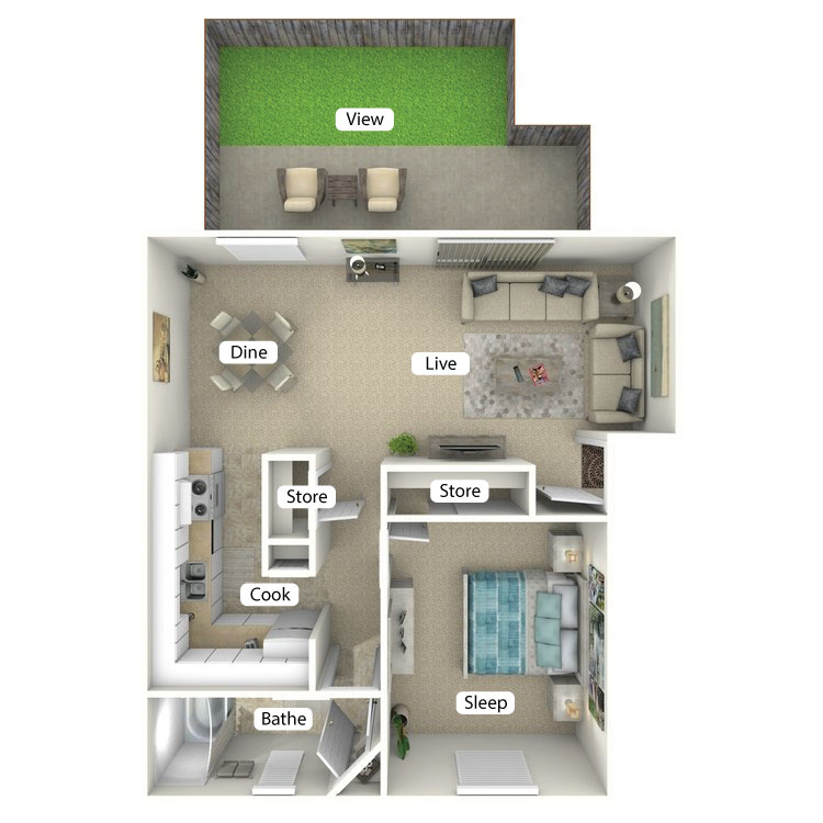 Floor plan image of The Catamaran