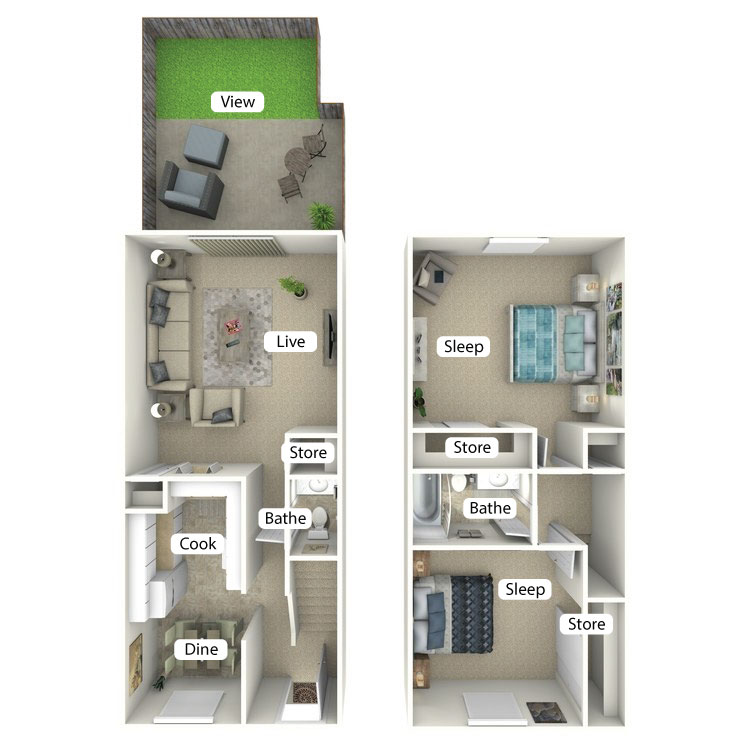 Floor plan image of The Shoreline