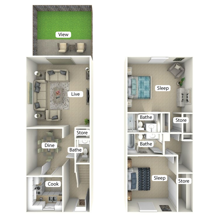Floor plan image of The Wharf