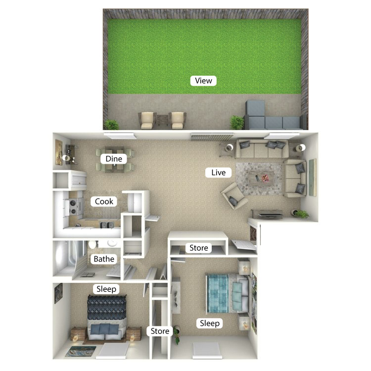 Floor plan image of The Cape