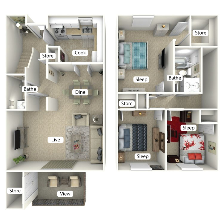 Floor plan image of The Waterfront