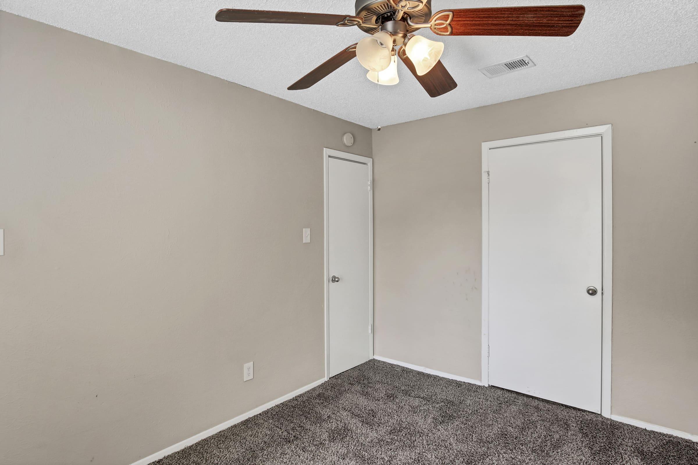 a clock in the middle of a room