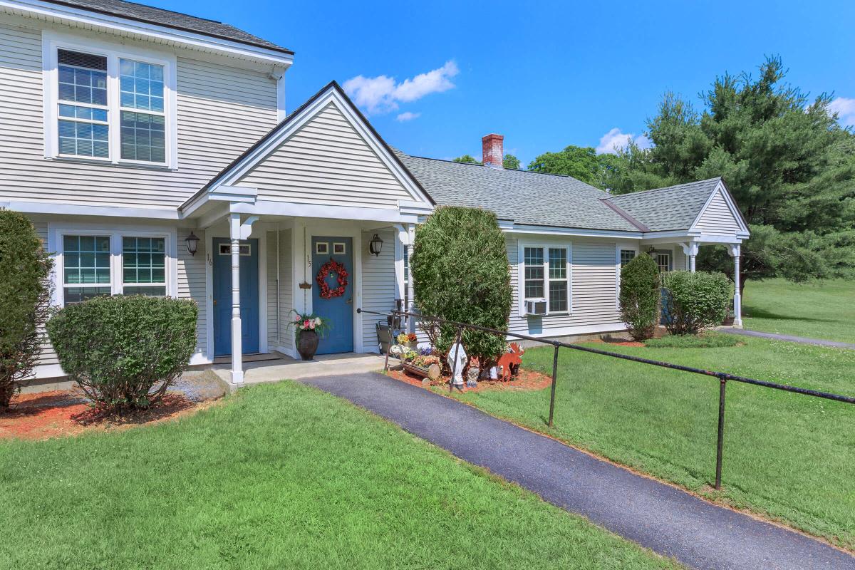 a large lawn in front of a house