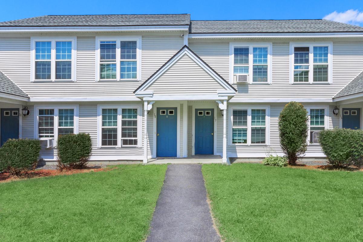 a large lawn in front of a house