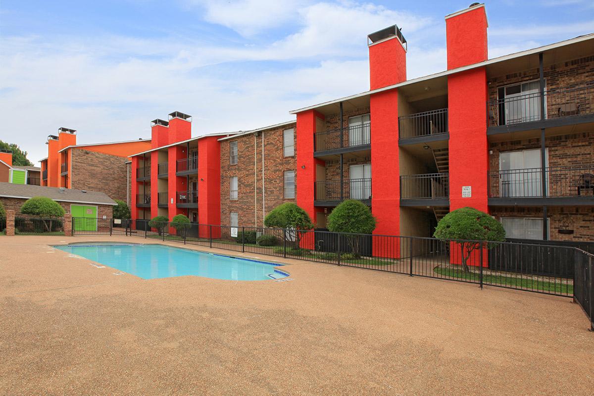 a large red brick building