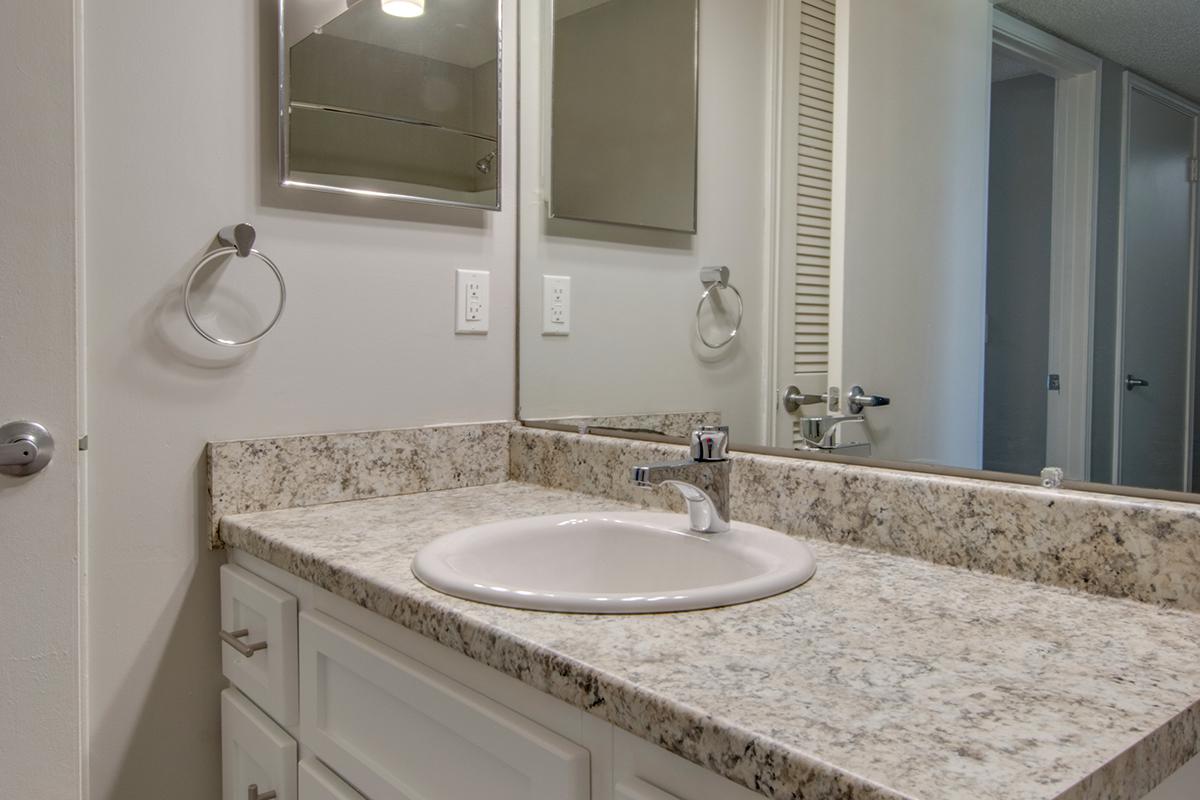 Bathroom at Hillhurst Apartments in Nashville, TN